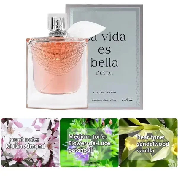 Original 75ml Women Perfume True Love Rose Fragrance Lasting Perfume Fresh Natural Romantic Temperament Perfume - Image 4