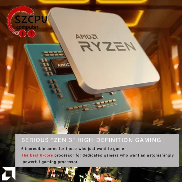 New AMD Ryzen 5 5600X R5 5600X 3.7 GHz 6-Core 12-Thread CPU 7NM 65W L3=32M 100-000000065 Socket AM4 - Image 5