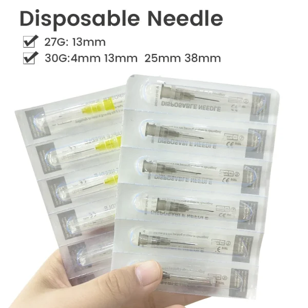 Sharp Hypodermic Needle Medical Disposable Sterile 10/20/50/100pcs 18G 25G 30G 32G 4/13/25mm Syringe Needle - Image 3
