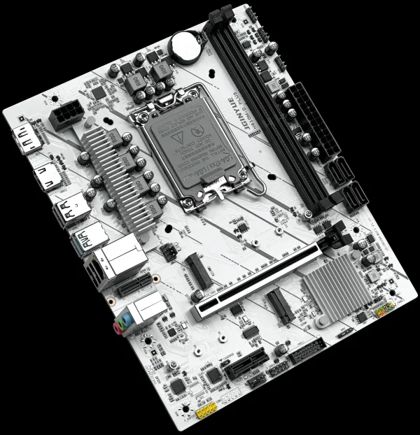 JGINYUE H610M-D PLUS Motherboard M-ATX LGA1700 12100F 12400F 12600F13400F13600F DDR4 64GB Dual Channel XMP RGB - Image 4