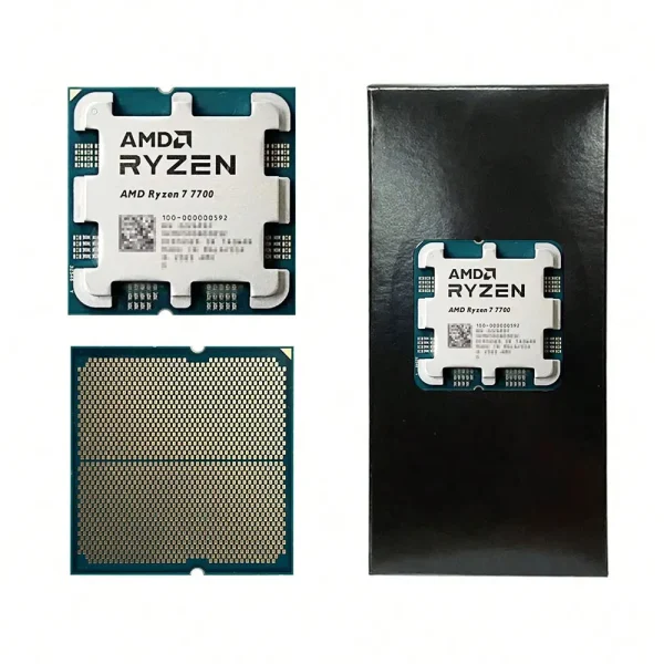 AMD Ryzen 7 7700 8 Cores 16 Threads AM5 Socket Up to 5.3GHz 65W TDP Support PCIe 5.0 And DDR5 High Frame Rate Game CPU No Fan - Image 2