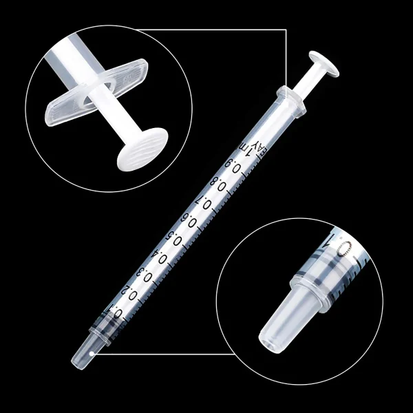 1ml Syringes + 30G 13MM Injection Needles Drawing Needles Injection Tool Sharp Pointed Needles Disposable Needle - Image 3