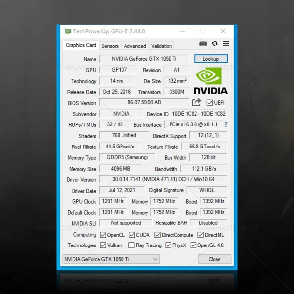 Low Profile Computer Graphics Card GPU Video Card GTX1050TI 4GB GDDR5 for Mini Chassis Computer for NVIDIA - Image 6