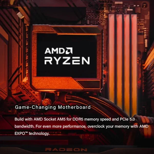 New AMD Ryzen 5 7400F R5 7400F 3.7GHz 5NM L3=32M 100-000001845 Socket AM5 Tray but without cooler - Image 2