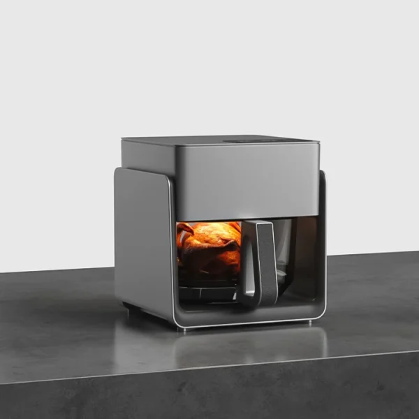 New Launch Automatic Multi-function Household Electric Freidora De Aire French Fryer Smokeless Glass Visual Bowl Air Fryer - Image 6