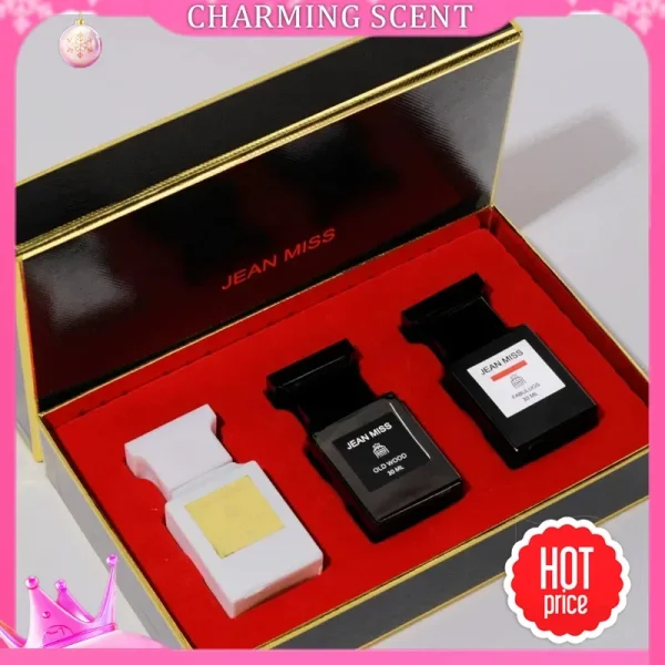 Perfumes 90ml Men Perfume Gift Box 3pcs Set Fresh Natural Lasting Cologne Scent Perfumy Charming Man Perfumes Hombres Originales - Image 3