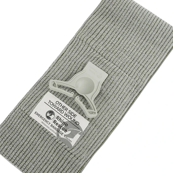 6 Inch Pressure Emergency Bandage, Rhino Rescue Compression Trauma Wound Dressing, Medical Combat First Aid Kit IFAK Supplies, - Image 6