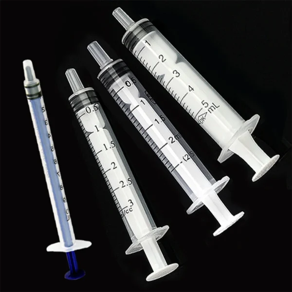 40pcs/set 4 Volume 1ml 2.5ml 3ml 5ml Syringe Without Needle Plastic Disposable Sampler For Lab Measurement Nutrient Hydroponics - Image 3