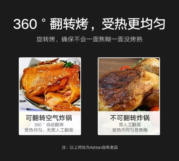 New multifunctional visual air fryer 8L electric fryer household fully automatic electric fryer Electric oven large capacity - Image 5