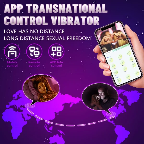 Remote Vibrating Heart-Shaped App Control Man and Woman Metal Anal Plug Adult Luminous Electric Anal Dildo Couple Intimate Toys - Image 3