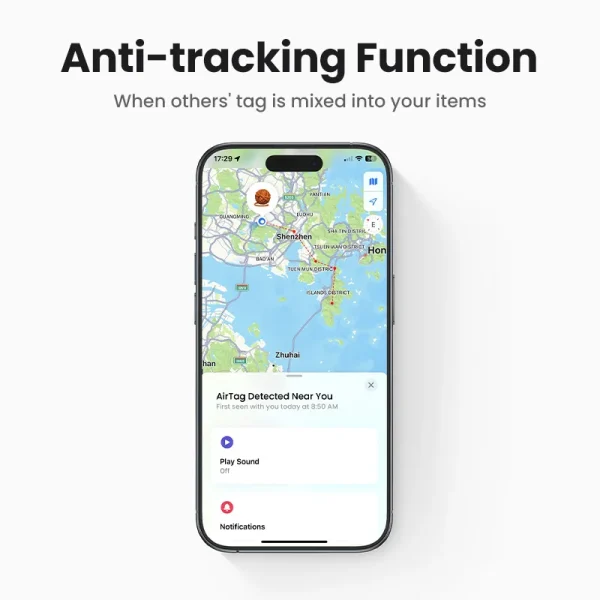 UGREEN Finder Security SmartTrack Link Smart Tag With Apple Find My Key Bluetooth GPS Tracker For Earbud Luggage MFi Finder IOS - Image 3