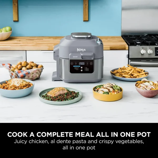 Ninja Speedi 10-in-1 Rapid Cooker, Air Fryer and Multi Cooker, 5.7L, Meals for 4 in 15 Minutes, Air Fry, Steam, Grill, Bake, Roa - Image 2