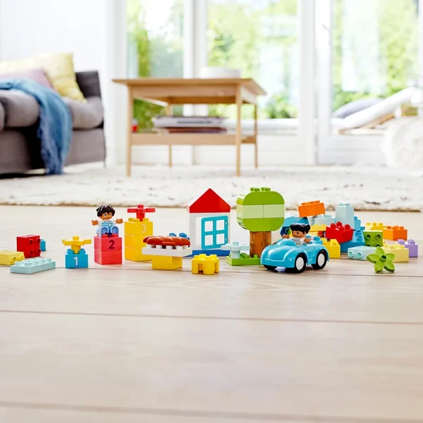 Lego Duplo 10913 Medium Colorful Bucket Large Particle Building Block Toys for Boys and Girls Gifts - Image 5
