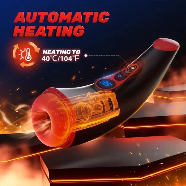 APP Male Masturbator Cup Sex Toy for Men Sucking Heating Vibrating Penis Pump Male Masturbators Masturbation Tools Adult Product - Image 3