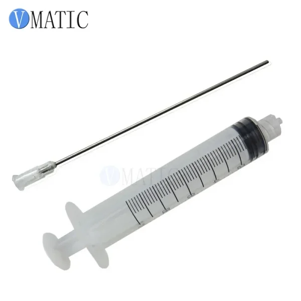 Free Shipping Quality 10ml/10cc Luer Lock Dispensing Syringes With 16G Blunt Tip Fill Needles 10cm Tubing Length - Image 6