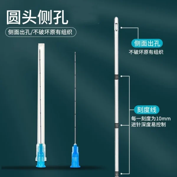 10/50pcs Blunt tip micro cannula medical injection needle 18G 21G 22G 23G 25G 27G 30G Plain Ends Tattoo Needle Tip Syringe - Image 3