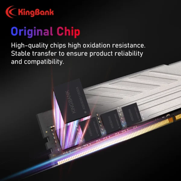 KingBank Memoria Ram DDR5 RAM 16GB 32GB 16GBx2 5600MHz XMP 3.0 DIY Computer Gaming Desktop Memory CL36 - Image 2