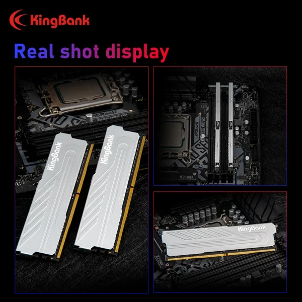KingBank Memoria Ram DDR5 RAM 16GB 32GB 16GBx2 5600MHz XMP 3.0 DIY Computer Gaming Desktop Memory CL36 - Image 5