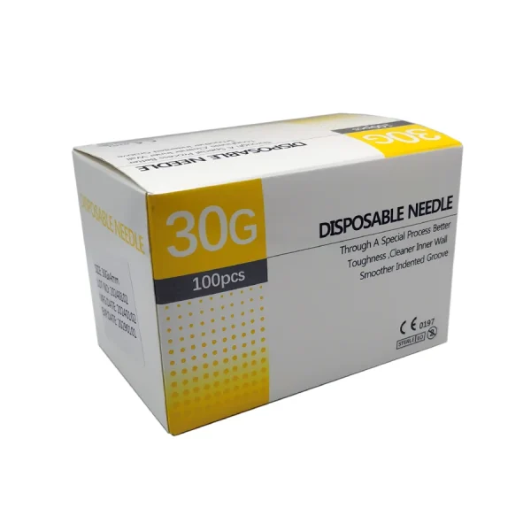 30G-34G painless needle Piercing Transparent Syringe Injection glue Clear Tip Cap Pharmaceutical injection needle - Image 4