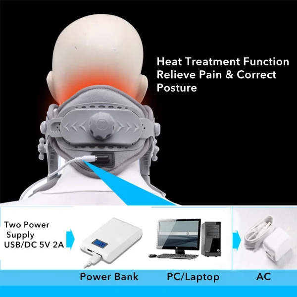 Medical Neck traction device Inflatable Cervical Collar Correction kit Neck Retractor Cervical Collar Stretcher Spine Pain Relif - Image 3