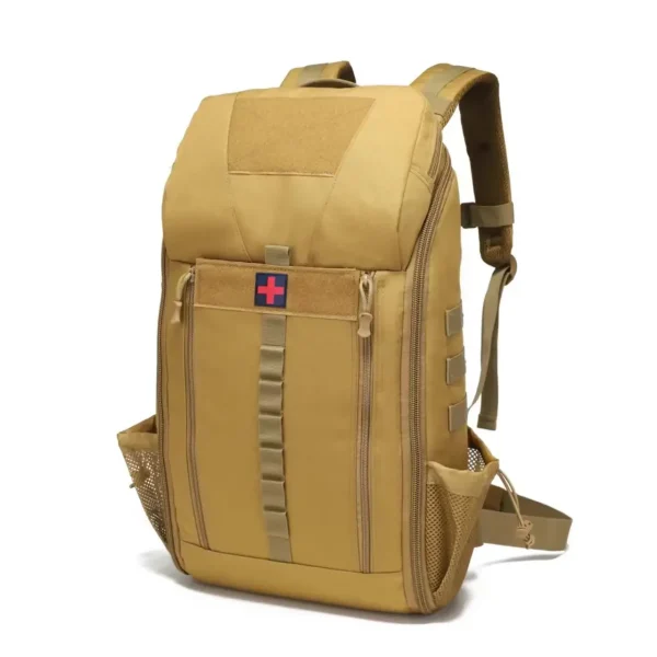 Tactical Outdoor Medical Backpack Large Capacity Camping Mountaineering Backpack Emergency Bag Multi-functional Storage Bag - Image 3