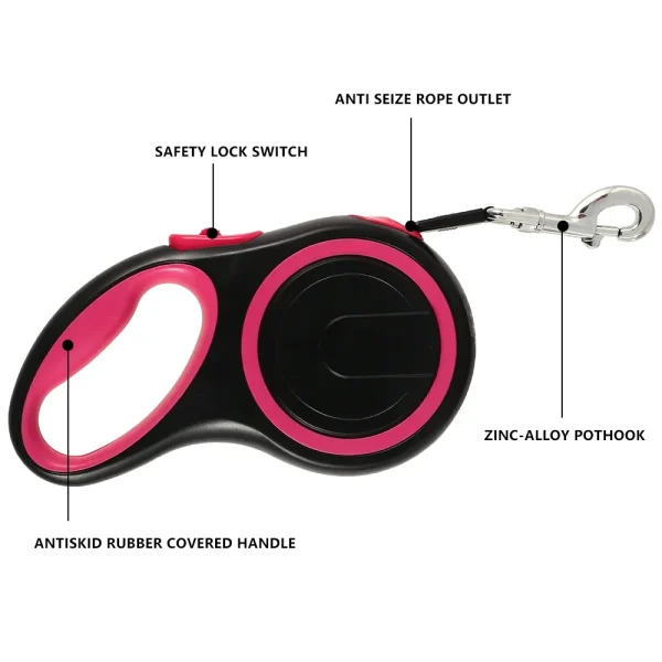 8M 50kg Dog Leash Automatic Retractable Nylon Leads Extending Outdoor Walking Running Leads for Small Medium Dog Accessories - Image 6