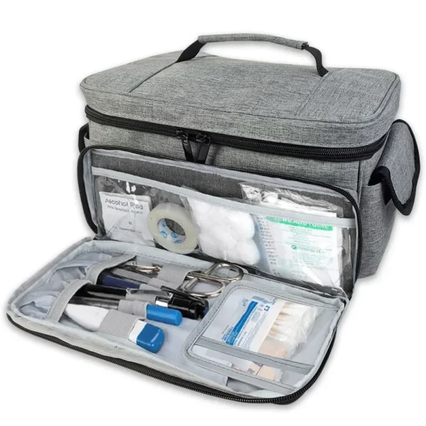Travel First Aid Kit Bag for Home Medical Carry Bag Multifunctional Storage Organizer Layered Medicine Boxes Medicine Cabinet - Image 4