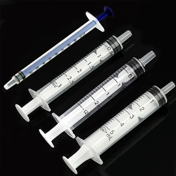 40pcs/set 4 Volume 1ml 2.5ml 3ml 5ml Syringe Without Needle Plastic Disposable Sampler For Lab Measurement Nutrient Hydroponics - Image 4