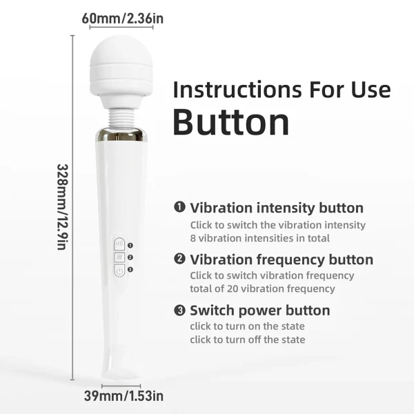 Powerful Big Magic Wand Vibrator Sex Toys for Women Masturbator Clitoris Stimulator G-spot Dildo Vibrator AV Sex Toys for Adults - Image 6