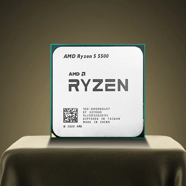 AMD New Ryzen 5 5500 with cooler R5 5500 3.6GHz 6-core 12-thread CPU processor 7NM 65W L3=16M 100-000000457 Socket AM4 - Image 2