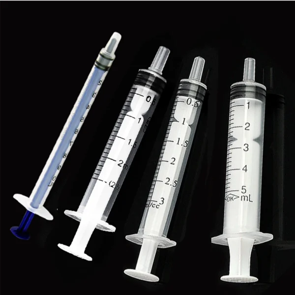 40pcs/set 4 Volume 1ml 2.5ml 3ml 5ml Syringe Without Needle Plastic Disposable Sampler For Lab Measurement Nutrient Hydroponics - Image 2