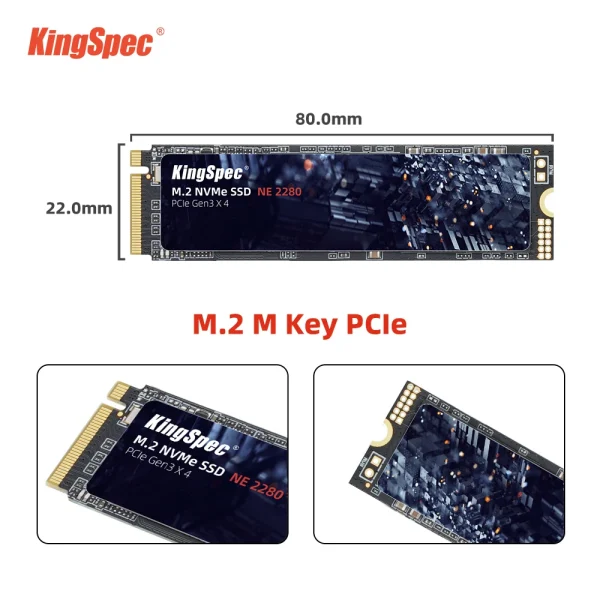 KingSpec SSD M2 512GB NVME SSD 1TB 128GB 256GB 500GB ssd M.2 2280 PCIe Hard Drive Disk Internal Solid State Drive for Laptop - Image 2