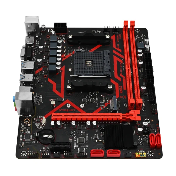 ZSUS A520 Motherbaord AMD Ryzen 5 5600X DDR4 32GB 3200MHz Suopprt M.2 NVMEMicro ATX AM4 Ryzen Motherboard - Image 3
