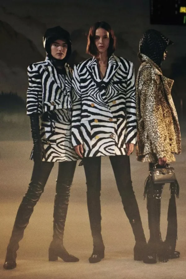 LATEX LONG GLOVES Shine Leather PU 24" 60cm Animal Print Black White Tigar Zebra LLDLLNT - Image 3