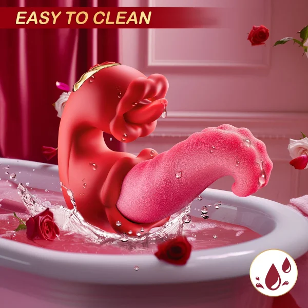 Powerful Clitoral Tongue Licking Vibrator for Women Clit Nipples G-Spot Stimulator Female Vagina Massager Vibrator Adult Sex Toy - Image 2