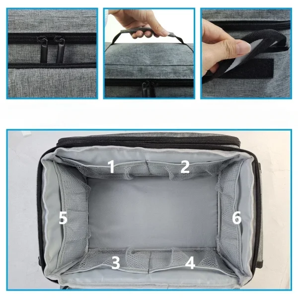 Travel First Aid Kit Bag for Home Medical Carry Bag Multifunctional Storage Organizer Layered Medicine Boxes Medicine Cabinet - Image 5