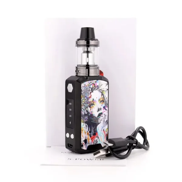 E-Cigarette 80W Vape Box Mod Vape Kit 2.5ml Tank 2200MAh Build-in Battery Vaporizer Electronic Cigarette Vape Pen Smoke Ecig - Image 6