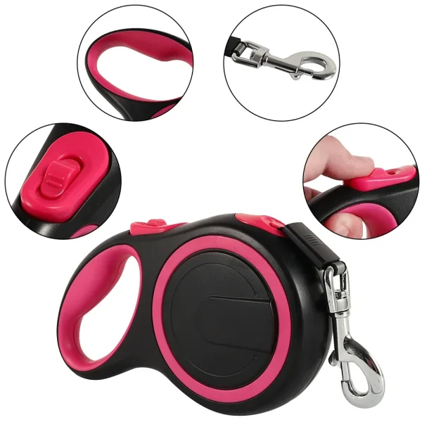 8M 50kg Dog Leash Automatic Retractable Nylon Leads Extending Outdoor Walking Running Leads for Small Medium Dog Accessories - Image 5