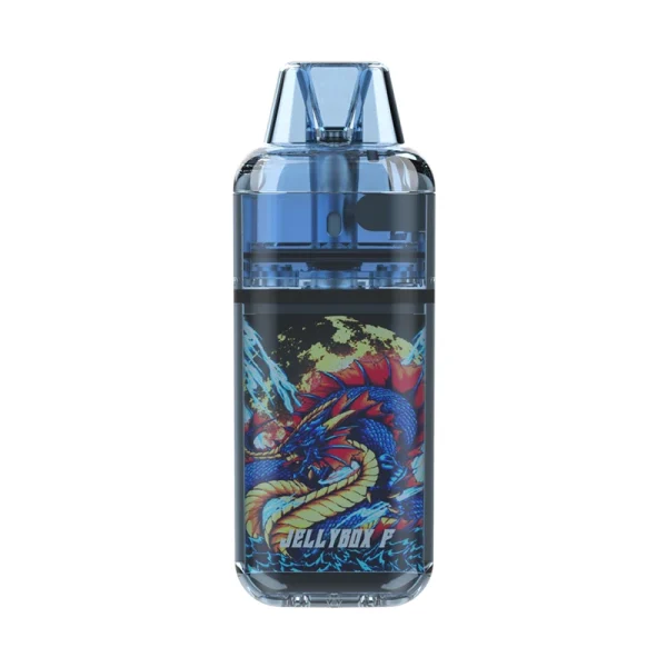 Original Rincoe Jellybox F Pod Kit 15W Vape 650mAh Battery 2ml Cartridge 1.0ohm Mesh Coil E Cigarette Heavy Steam Good Taste - Image 4